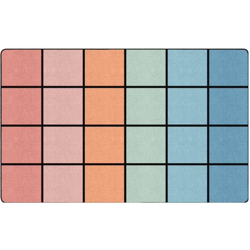 Pastel Paradise Classroom Seating Rug