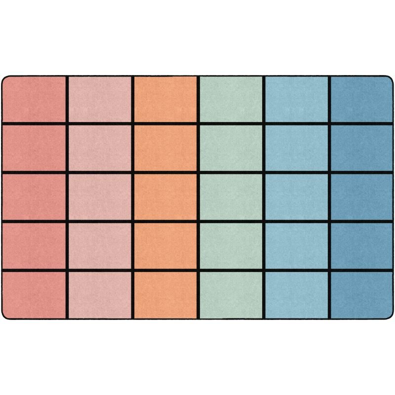 Pastel Paradise Classroom Seating Rug