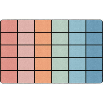 Pastel Paradise Classroom Seating Rug