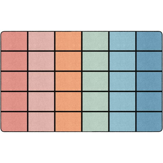 Pastel Paradise Classroom Seating Rug