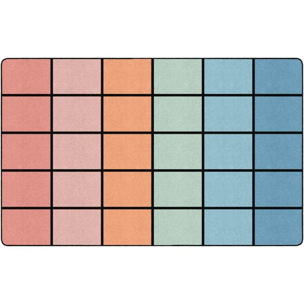 Pastel Paradise Classroom Seating Rug