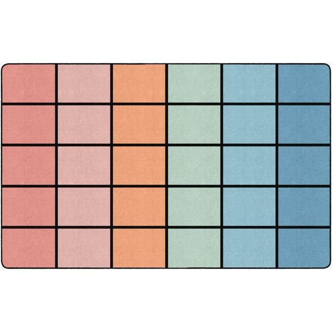 Pastel Paradise Classroom Seating Rug