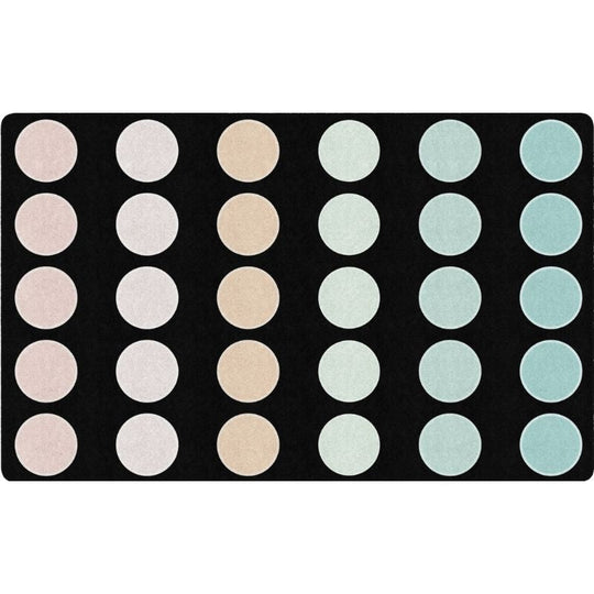 Pastel Paradise Dots Classroom Seating Rug