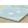 Pastel Rainbow Big Smiley Face Rug