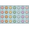 Pastel Rainbow Smiley Face Seating Rug