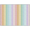 Pastel Rainbow Stripes Rug