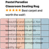 pastel paradise teacher rug