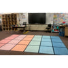 Pastel Paradise Classroom Seating Rug - Factory Second