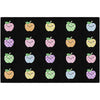 Plaid Pastel Apples School Rug
