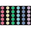 Pop of Color Dots Classroom Rug