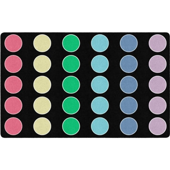 Pop of Color Dots Classroom Rug