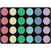 Pop of Color Dots Classroom Rug