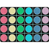 Pop of Color Grid & Dots Seating Rug
