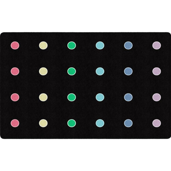 Pop of Color Mini Dots Seating Classroom Rug - Factory Second