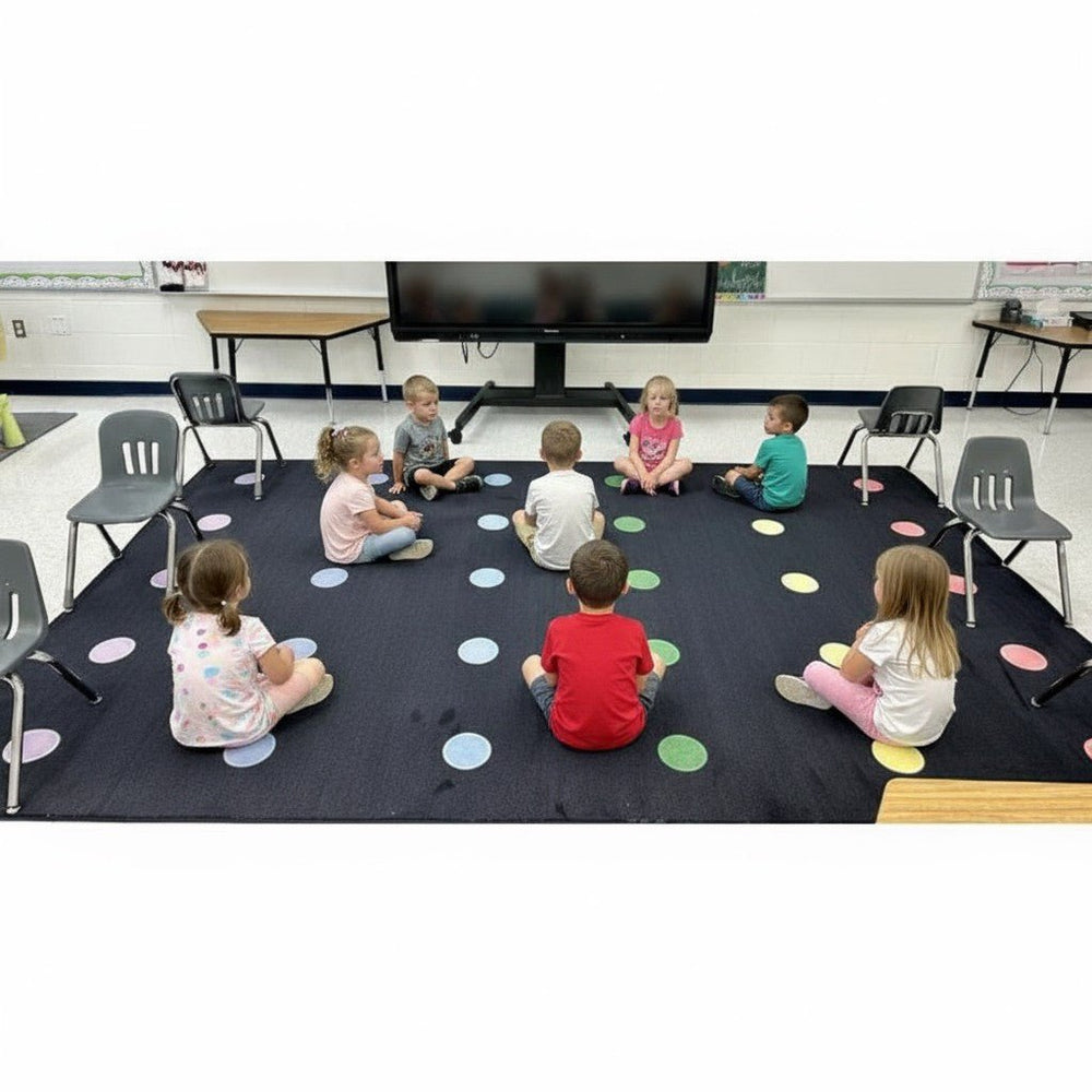 Pop of Color Mini Dots Seating Rug