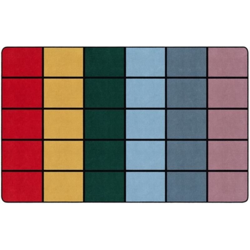 Pop of Color Seating Classroom Rug