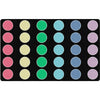Pop of Color Dots Classroom Rug