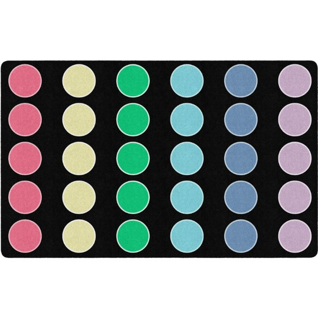Pop of Color Dots Classroom Rug
