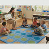Calming Seating Circles Classroom Rug