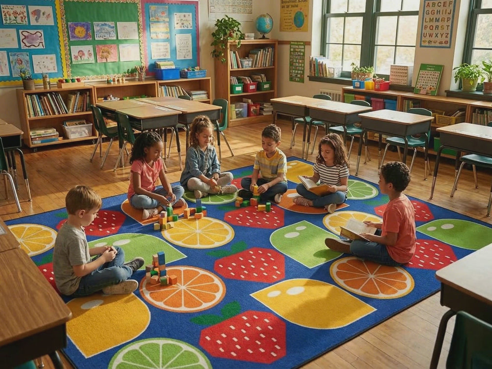 citrus and strawberries rug video

