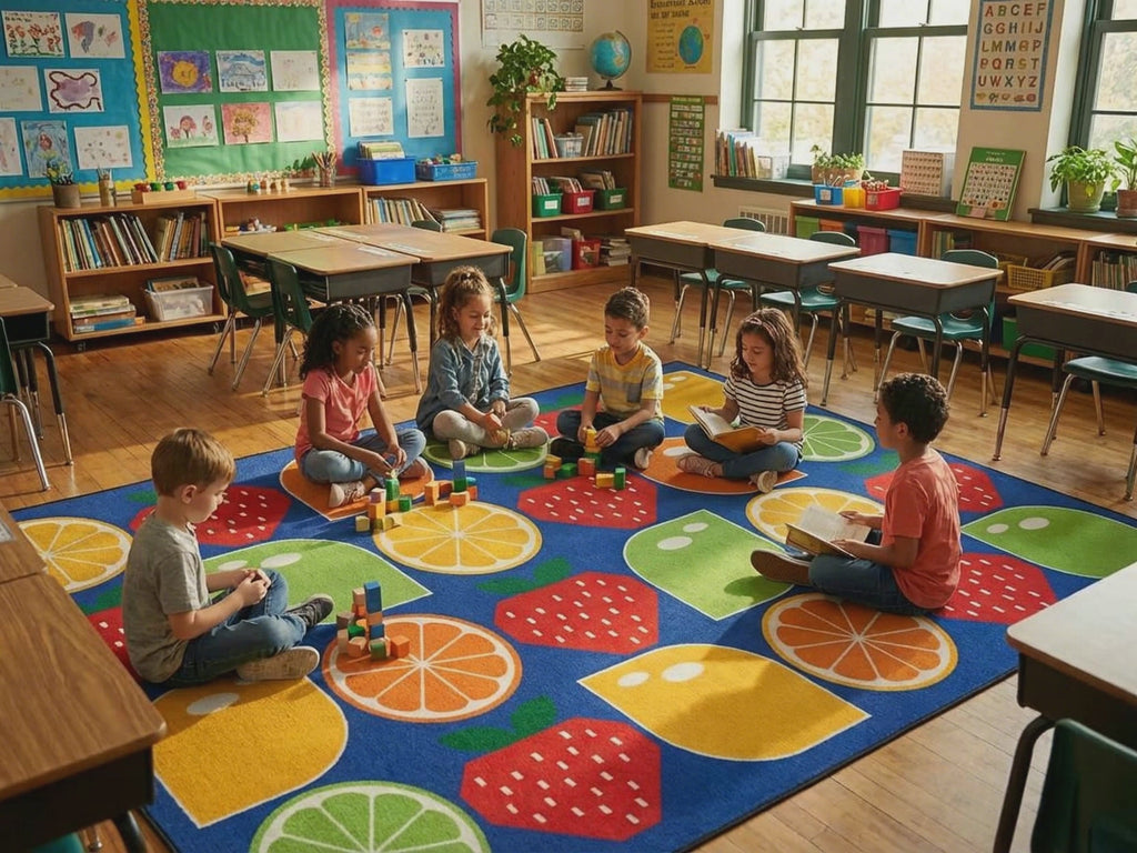 citrus and strawberries rug video

