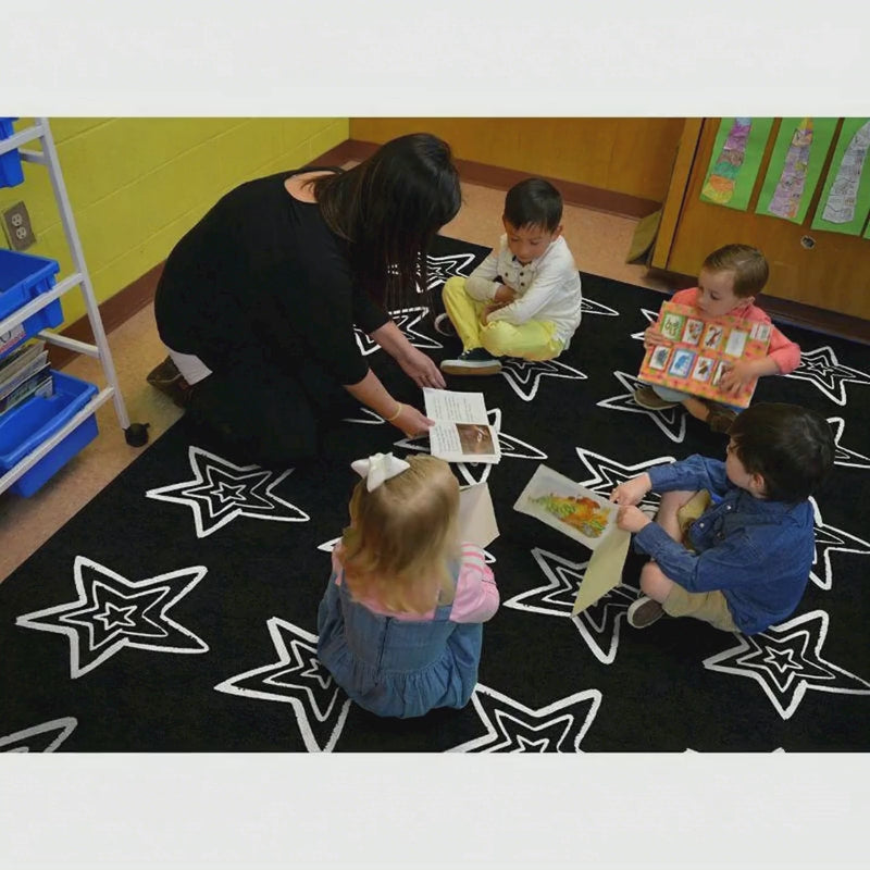 Star Sampler Classroom Seating Rug
