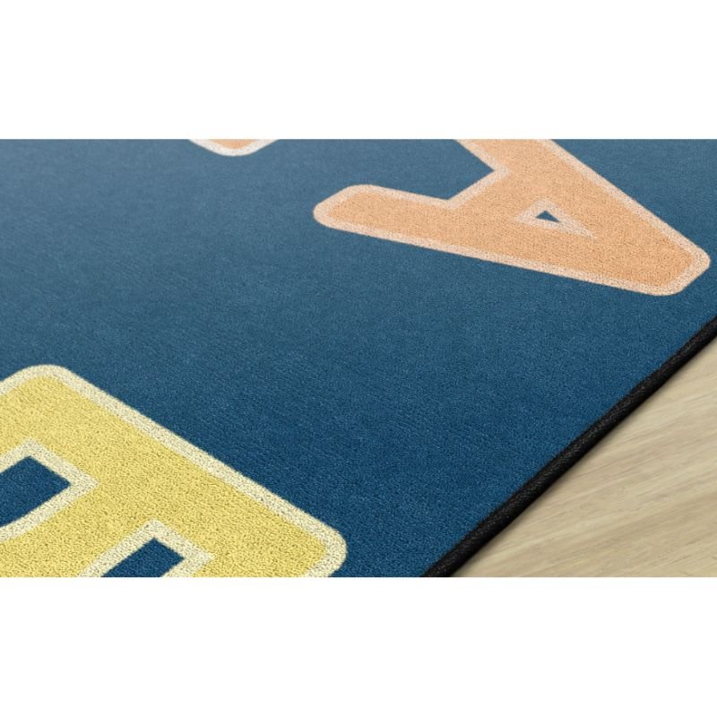 Rainbow Reverie Alphabet Star Classroom Rug