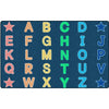 Rainbow Reverie Alphabet Star Classroom Rug