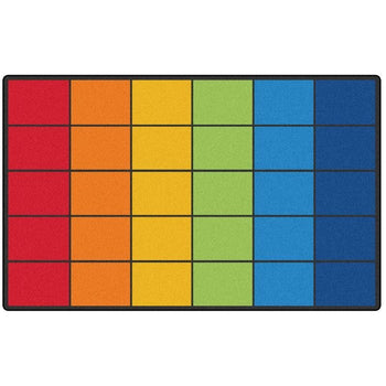 Rainbow Reverie Classroom Seating Rug