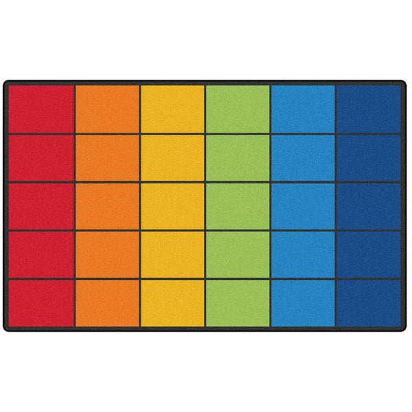 Rainbow Reverie Classroom Seating Rug