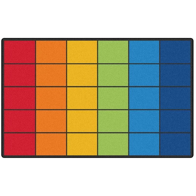 Rainbow Reverie Classroom Seating Rug