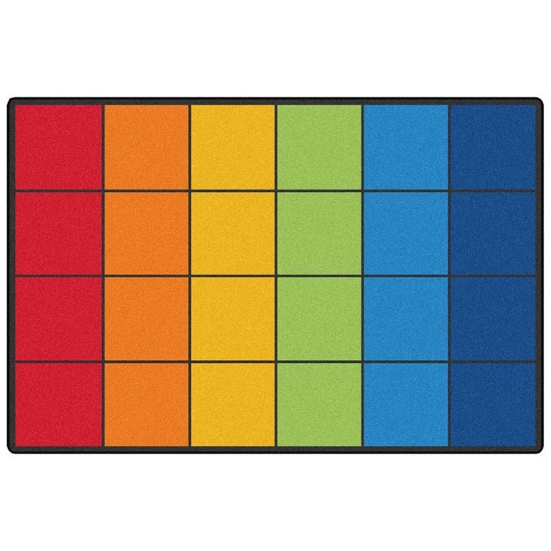Rainbow Reverie Classroom Seating Rug