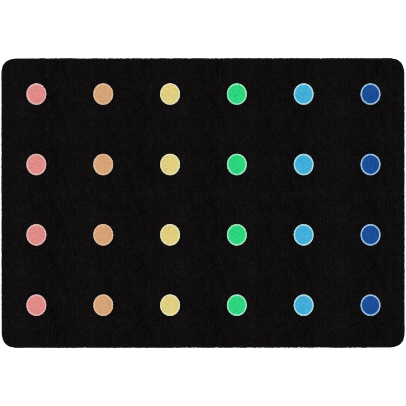 Rainbow Reverie Mini Dots Seating Rug
