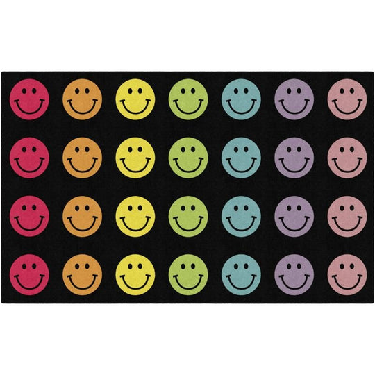 Rainbow Happy Criss Cross Seating Rug