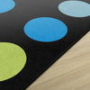 Rainbow Spots Criss Cross Classroom Rug
