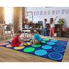 Rainbow Reverie Grid and Big Dots Rug