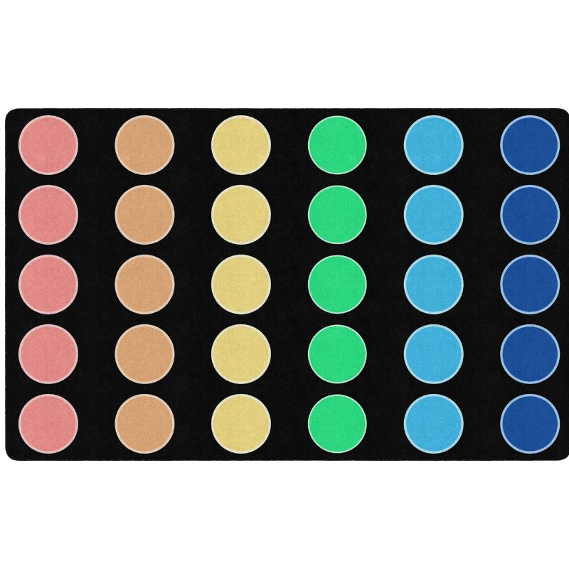 Rainbow Reverie Dots Seating Rug