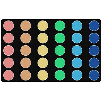 Rainbow Reverie Dots Seating Rug