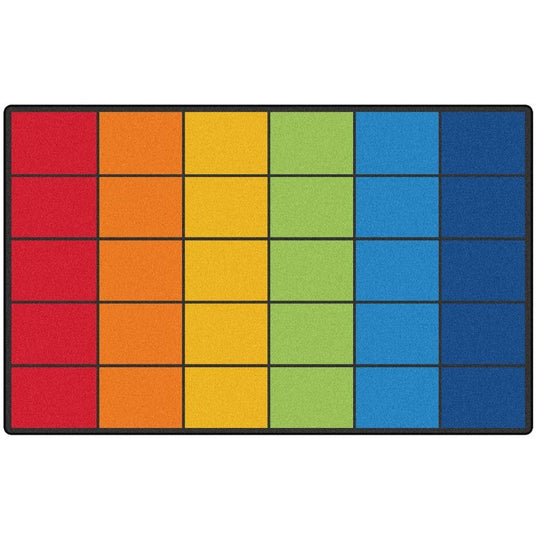 Rainbow Reverie Classroom Seating Rug