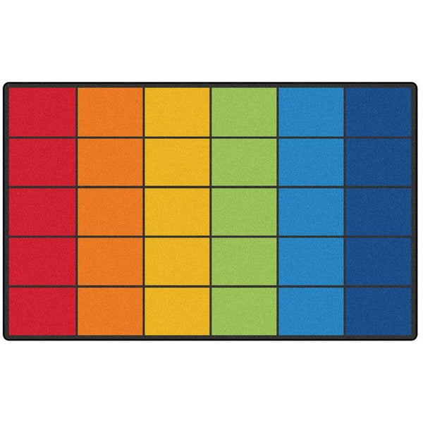 Rainbow Reverie Classroom Seating Rug