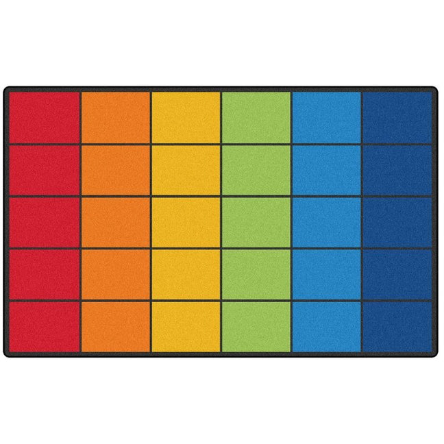 Rainbow Reverie Classroom Seating Rug