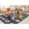 Pastel Paradise Alphabet Star Classroom Rug