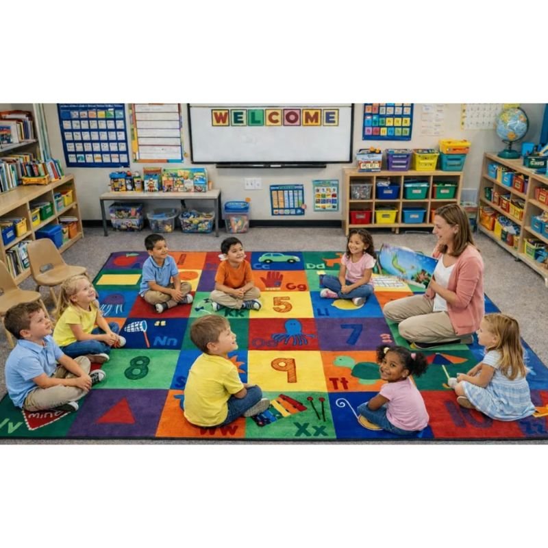 Sequential Seating Literacy Rug