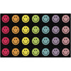 Rainbow Smileys Criss Cross Rug