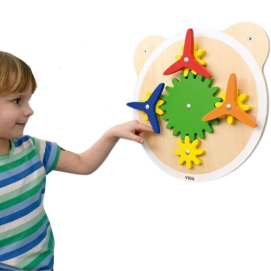 Spinning Pinwheels Sensory Wall Toy