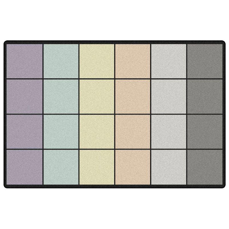 Spring Meadow Classroom Grid Rug