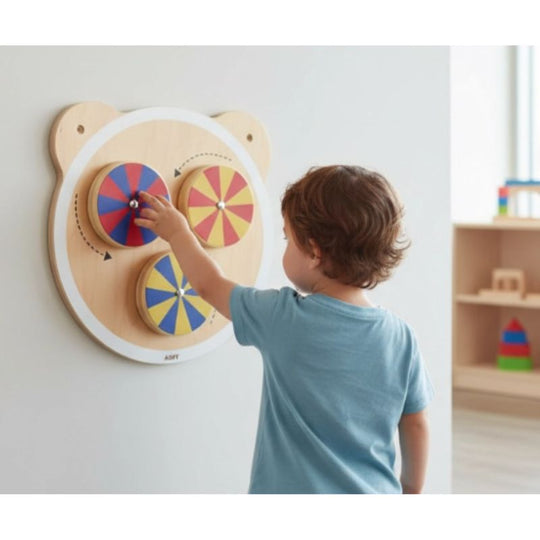 Swirling Colors Sensory Wall Activity Toy