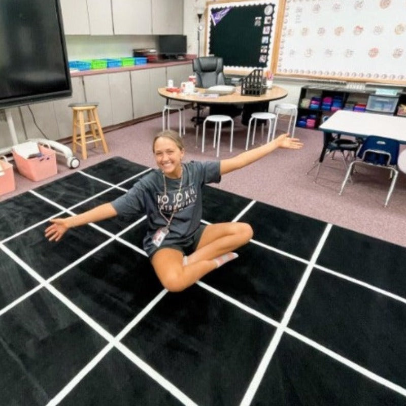 Night Sky Teacher Grid Rug