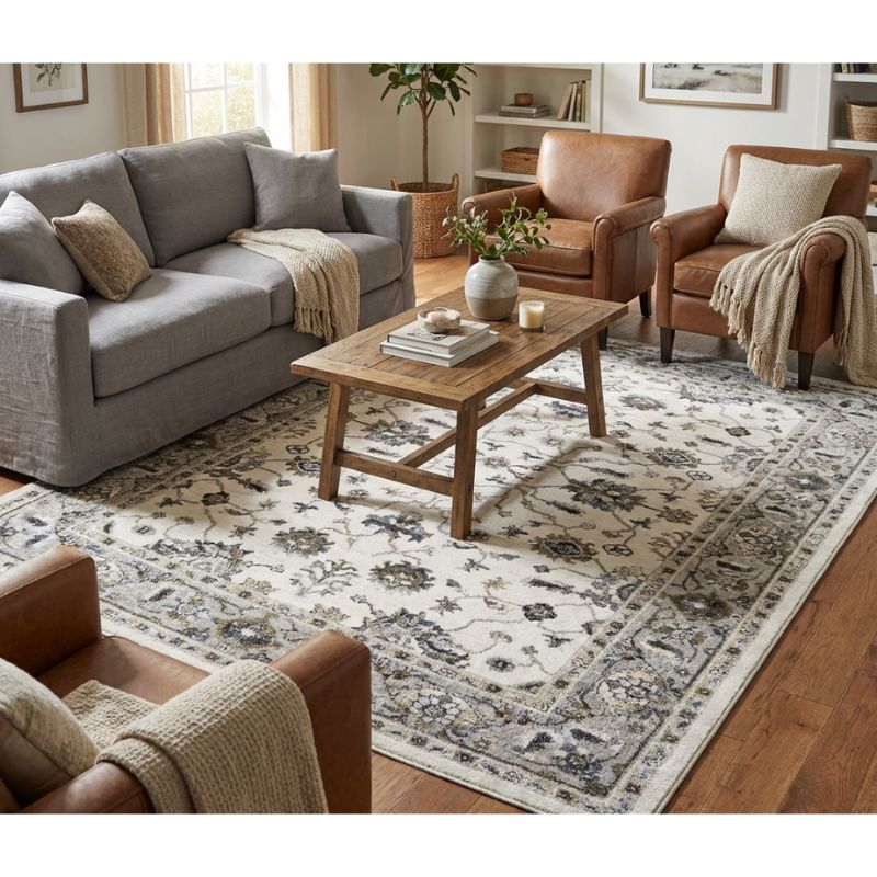 Thessalonica Ivory Area Rug