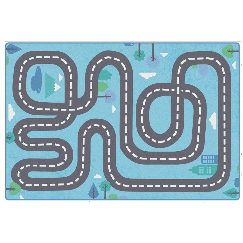 Tranquil Traveling Road Play Rug